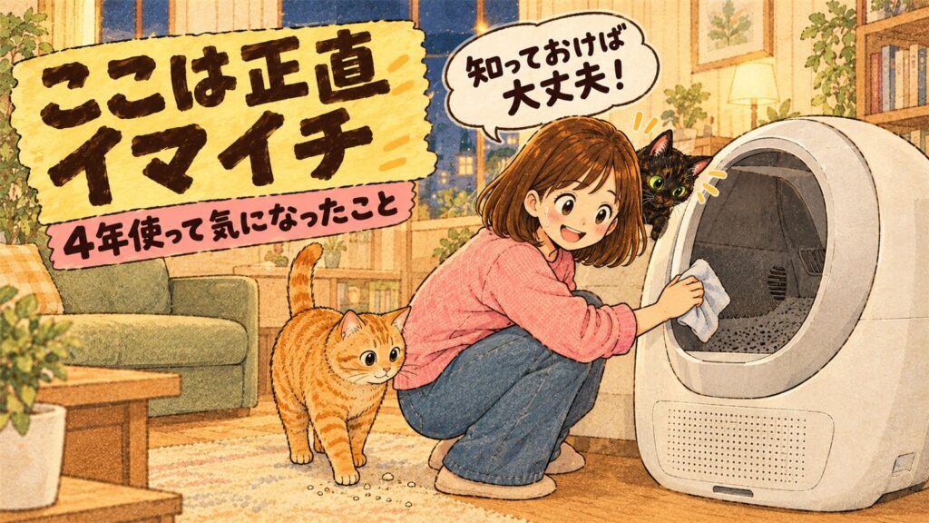 CATLINK SCOOPER PROを4年使って気になったことを紹介するバナー
