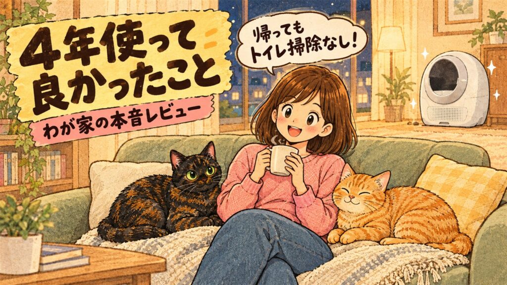 CATLINK SCOOPER PROを4年使って良かったことを紹介するバナー